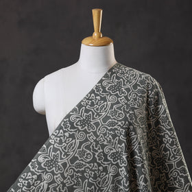  Grey Cotton Kutch Batik Print Fabric