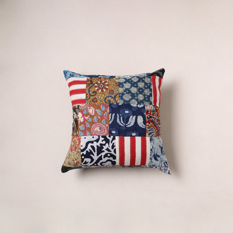 Patchwork Cushion Cover (16 x 16 in) 137