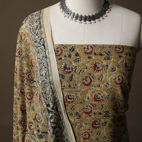 Pedana Hand Block Print Natural Dyed Cotton Kalamkari 2pc Unstitched Dress Material Kurta Set 21     2026/348-2 21