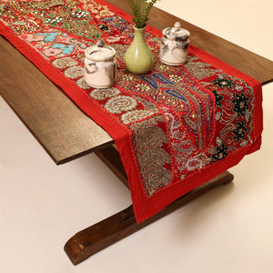 Banjara Vintage Embroidery Table Runner (60 x 16 in) 41