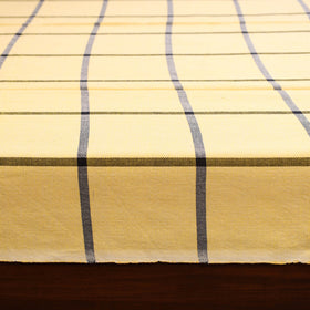 Yellow - single handloom cotton bed sheet (90 x 60 in) 90