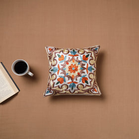 Kashmiri Crewel Hand Embroidery Cushion Cover (12 x 12 in) 16