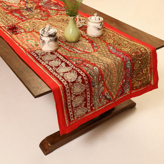 Banjara Vintage Embroidery Table Runner (80 x 22 in) 01