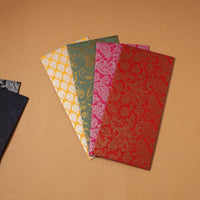 Floral Print Handcrafted Notecards with Envelopes (Set of 5) 25