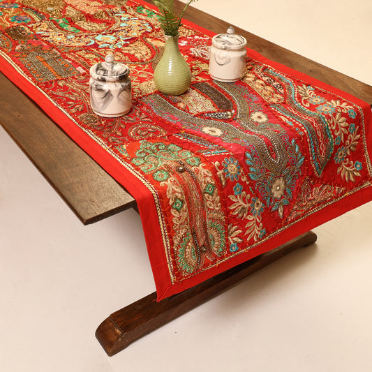 Banjara Vintage Embroidery Table Runner (80 x 22 in) 02
