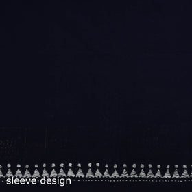 Bengal Kantha Hand Embroidered Unstitched Kurta Material (2.75M) 10