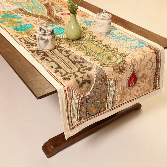 Banjara Vintage Embroidery Table Runner (80 x 22 in) 04