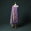 Purple - Kutch Bhujodi Handloom Kala Cotton 3pc Unstitched Dress Material Suit Set 08