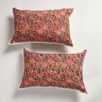 block print pillow covers