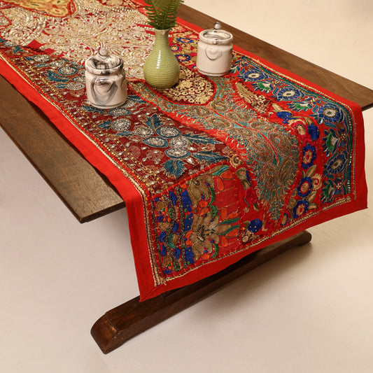 Banjara Vintage Embroidery Table Runner (80 x 22 in) 05
