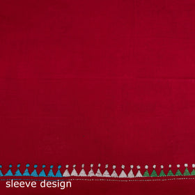 Bengal Kantha Hand Embroidered Unstitched Kurta Material (2.75M) 09