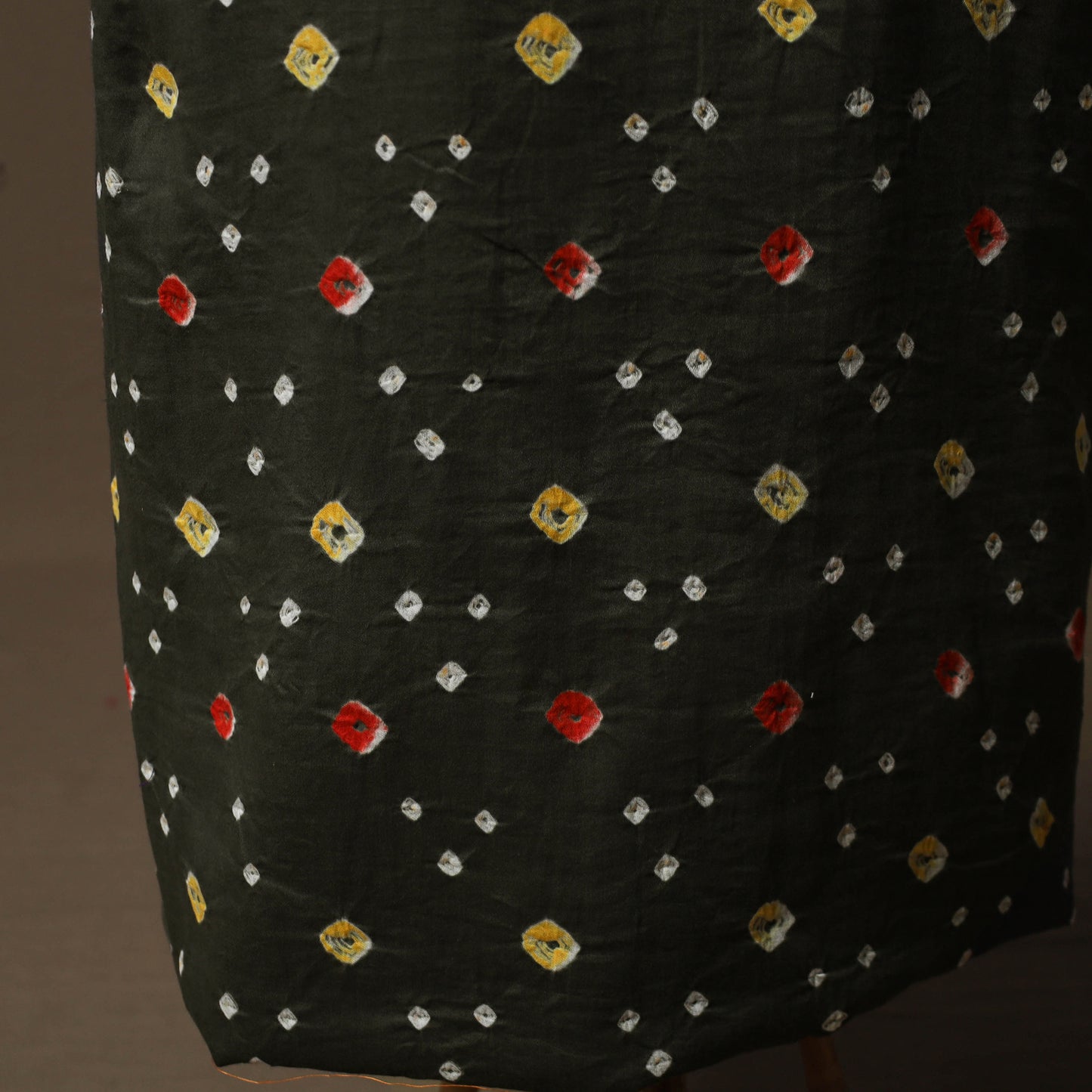 Bandhani Patchwork Cotton Unstitched Kurta Material (2.5m) 05