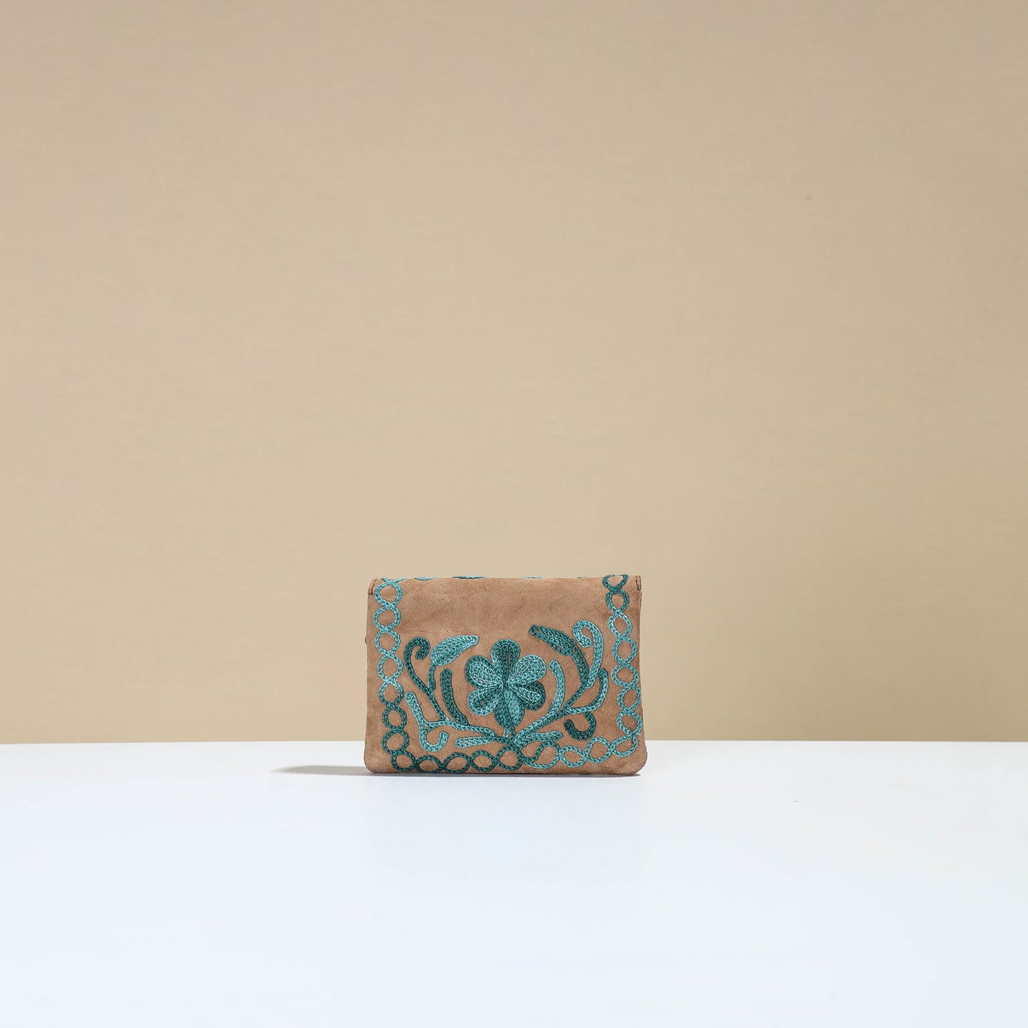 Kashmiri Embroidery Velvet Coin Purse