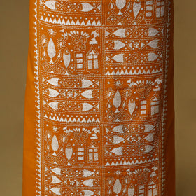 Bengal Kantha Hand Embroidered Unstitched Kurta Material (2.75M) 07