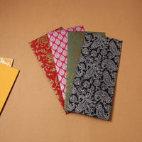 Floral Print Handcrafted Notecards with Envelopes (Set of 5) 36