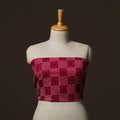 Bengal Kantha Hand Embroidered Cotton Blouse Piece 11