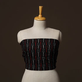 Bengal Kantha Hand Embroidered Cotton Blouse Piece 19