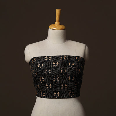 Bengal Kantha Hand Embroidered Cotton Blouse Piece 20