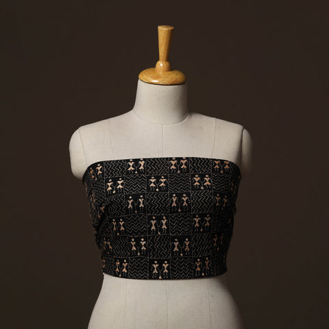 Bengal Kantha Hand Embroidered Cotton Blouse Piece 20