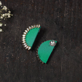 Aliya Stone Work Fabart Earrings Online