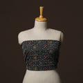 Bengal Kantha Hand Embroidered Cotton Blouse Piece 26