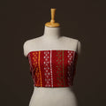Bengal Kantha Hand Embroidered Cotton Blouse Piece 30