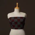 Bengal Kantha Hand Embroidered Cotton Blouse Piece 35