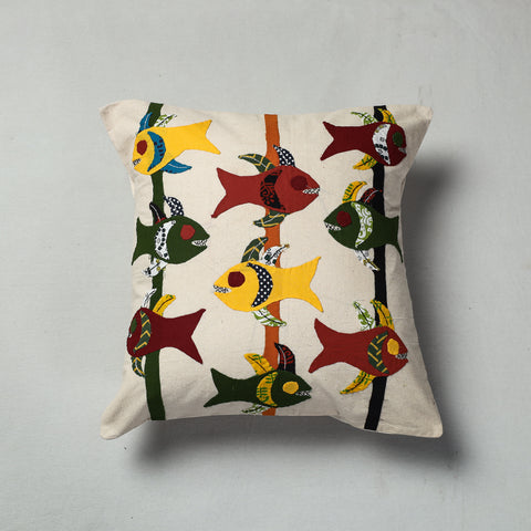 Applique Work Cushion Cover