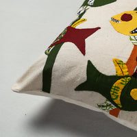 Applique Work Cushion Cover