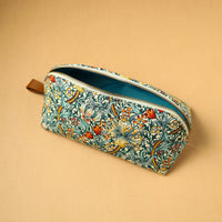 Multicolor - Floral Print Handcrafted Multipurpose Toiletry Pouch 46