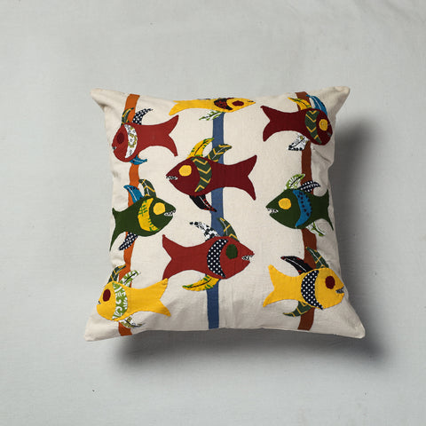 Applique Work Cushion Cover