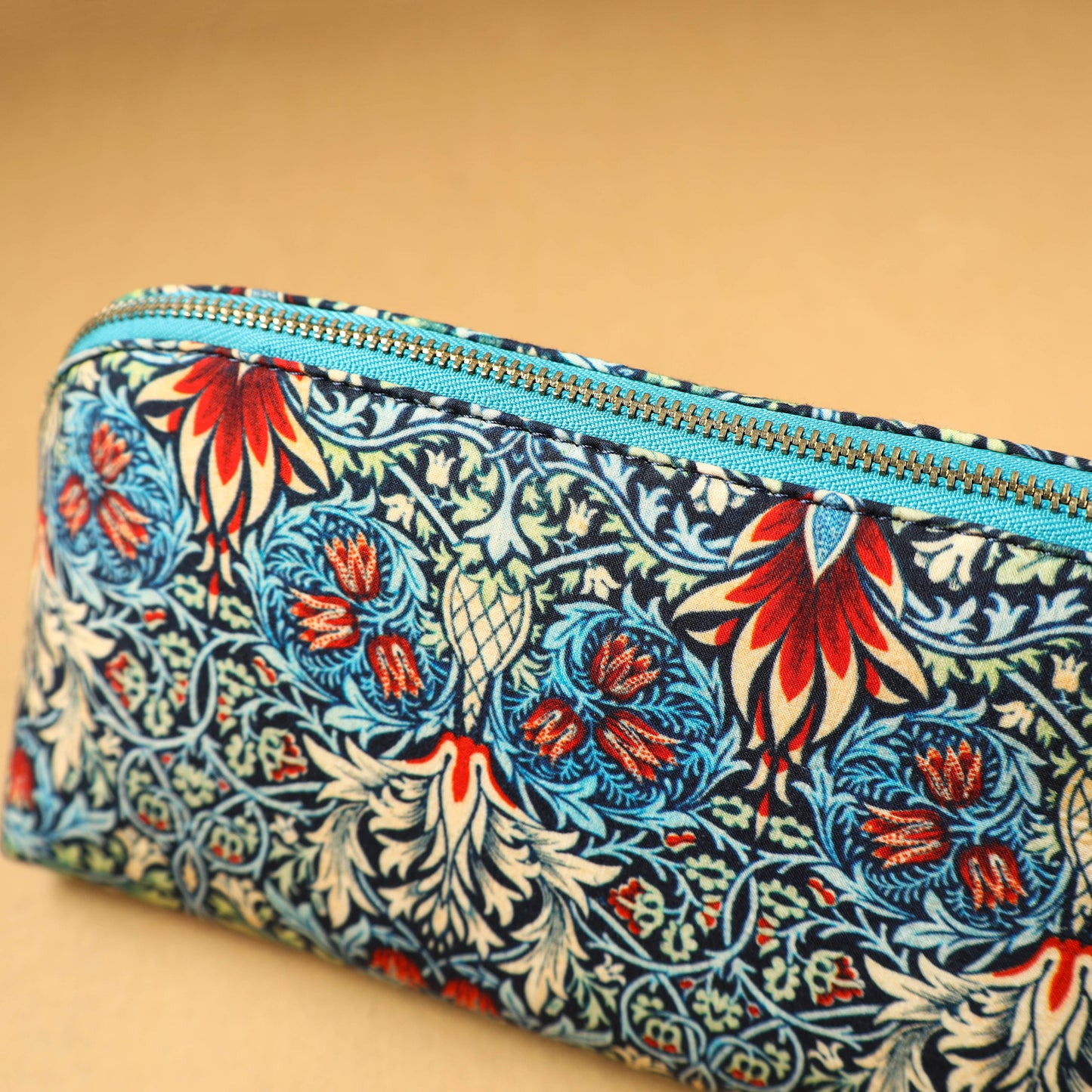 Multicolor - Floral Print Handcrafted Multipurpose Toiletry Pouch 47