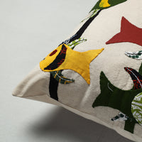 Applique Work Cushion Cover