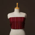 Bengal Kantha Hand Embroidered Cotton Blouse Piece 42