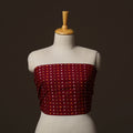 Bengal Kantha Hand Embroidered Cotton Blouse Piece 43