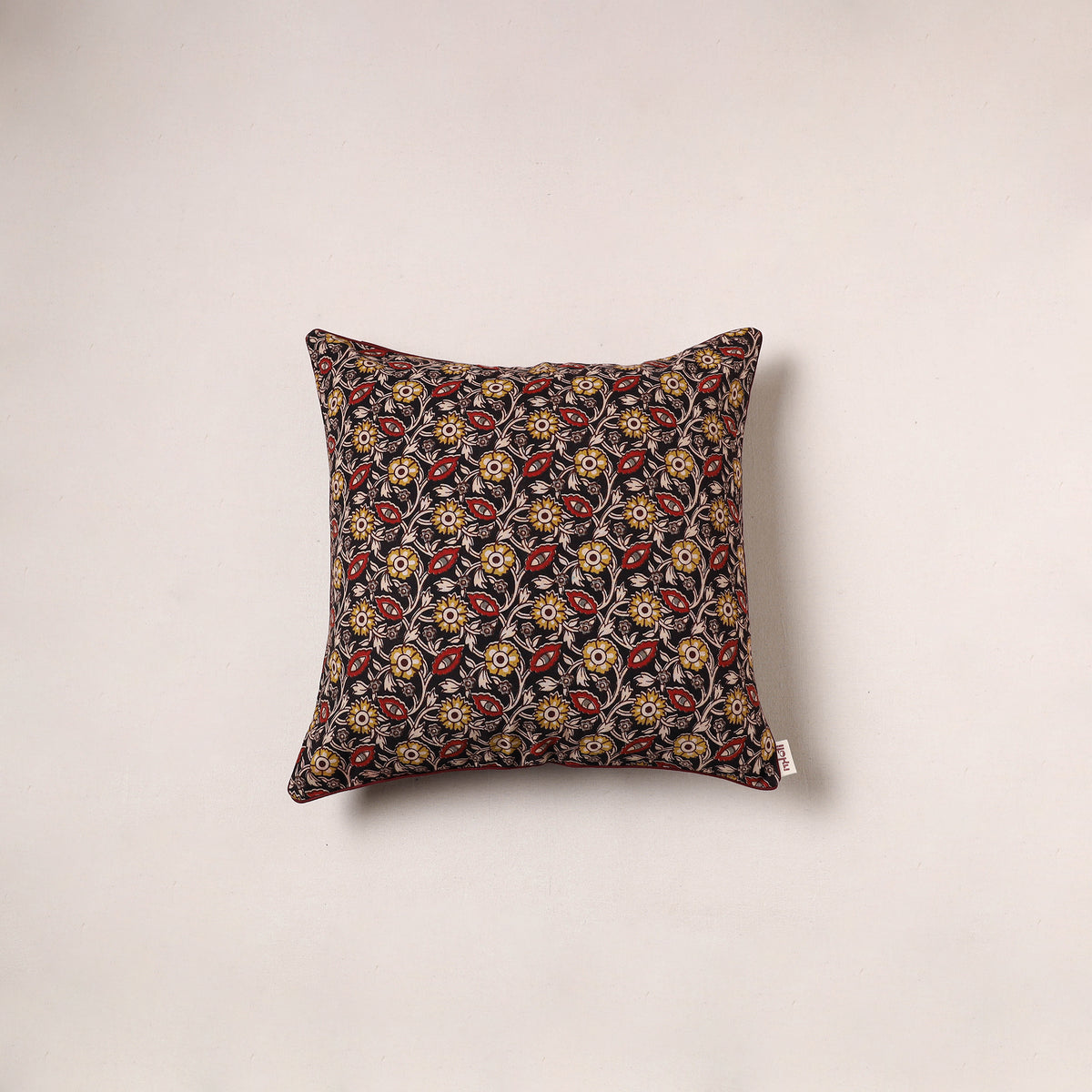 Kalamkari Print Cushion Cover (16 x 16 in) 168