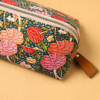 Multicolor - Floral Print Handcrafted Multipurpose Toiletry Pouch 49