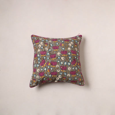 Kalamkari Print Cushion Cover (16 x 16 in) 170