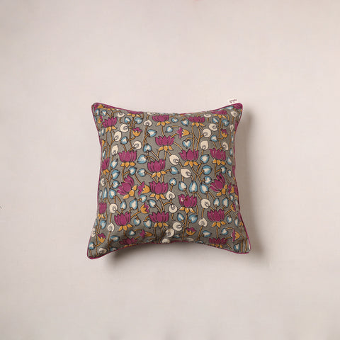 Kalamkari Print Cushion Cover (16 x 16 in) 170