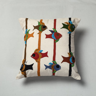 Applique Work Cushion Cover