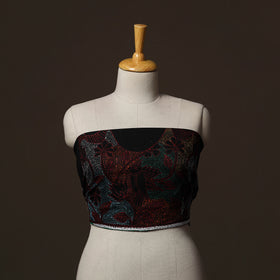 Bengal Kantha Hand Embroidered Cotton Blouse Piece 52