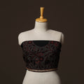 Bengal Kantha Hand Embroidered Cotton Blouse Piece 58