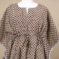 block printed kaftan 