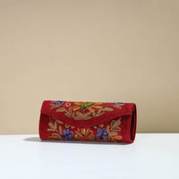 Authentic Kashmiri Crewel Embroidery Velvet Clutch 36