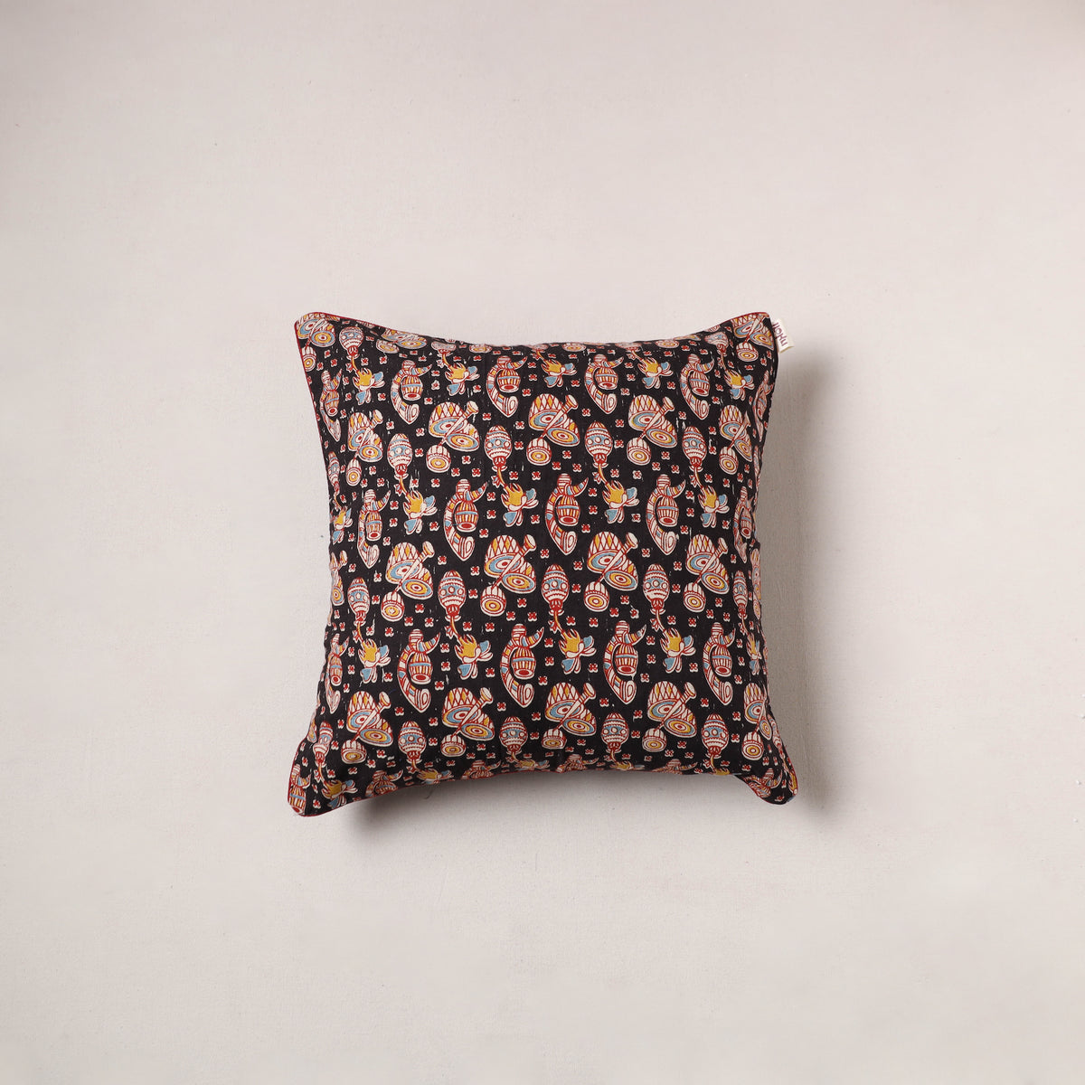 Kalamkari Print Cushion Cover (16 x 16 in) 175
