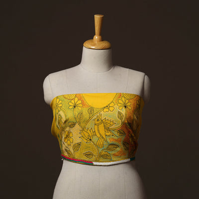 Bengal Kantha Hand Embroidered Cotton Blouse Piece 64
