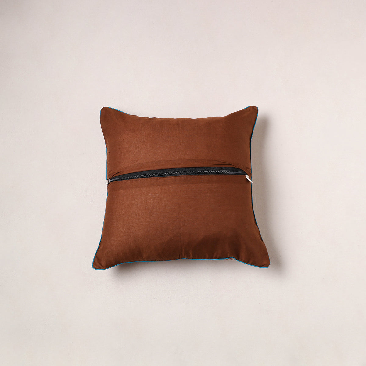 Kalamkari Print Cushion Cover (16 x 16 in) 177