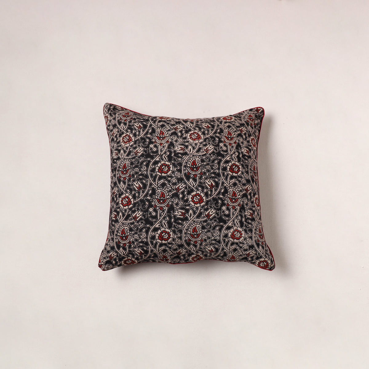 Kalamkari Print Cushion Cover (16 x 16 in) 180