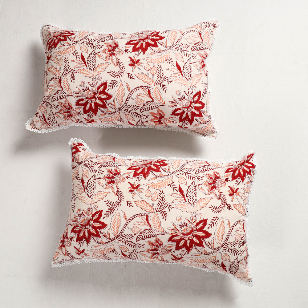 block print pillow covers