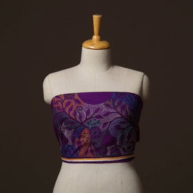 Bengal Kantha Hand Embroidered Cotton Blouse Piece 77